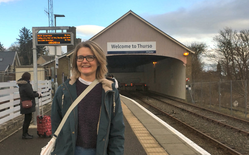 Me at Thurso Station